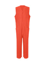 PLEATS BOTTOMS 1, Men's Jumpsuit, Red