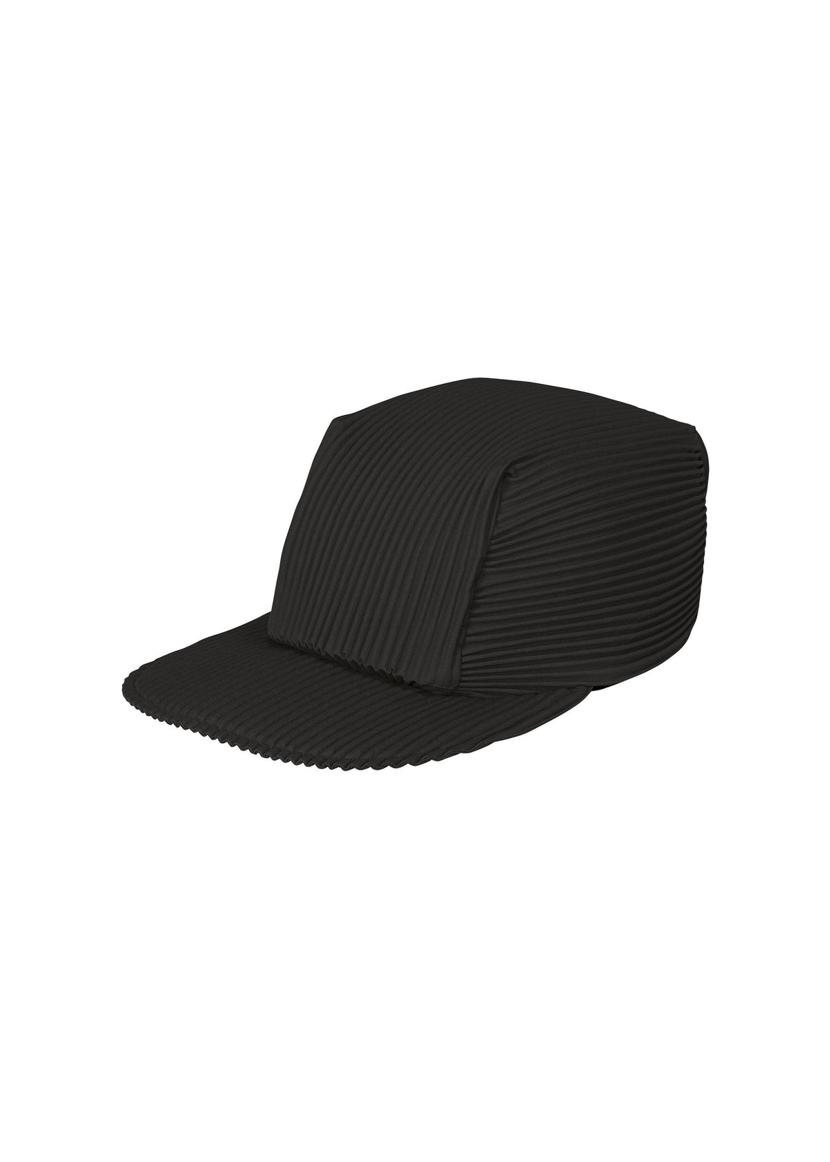 PLEATS CAP, Accessories & Others_Hat, Black