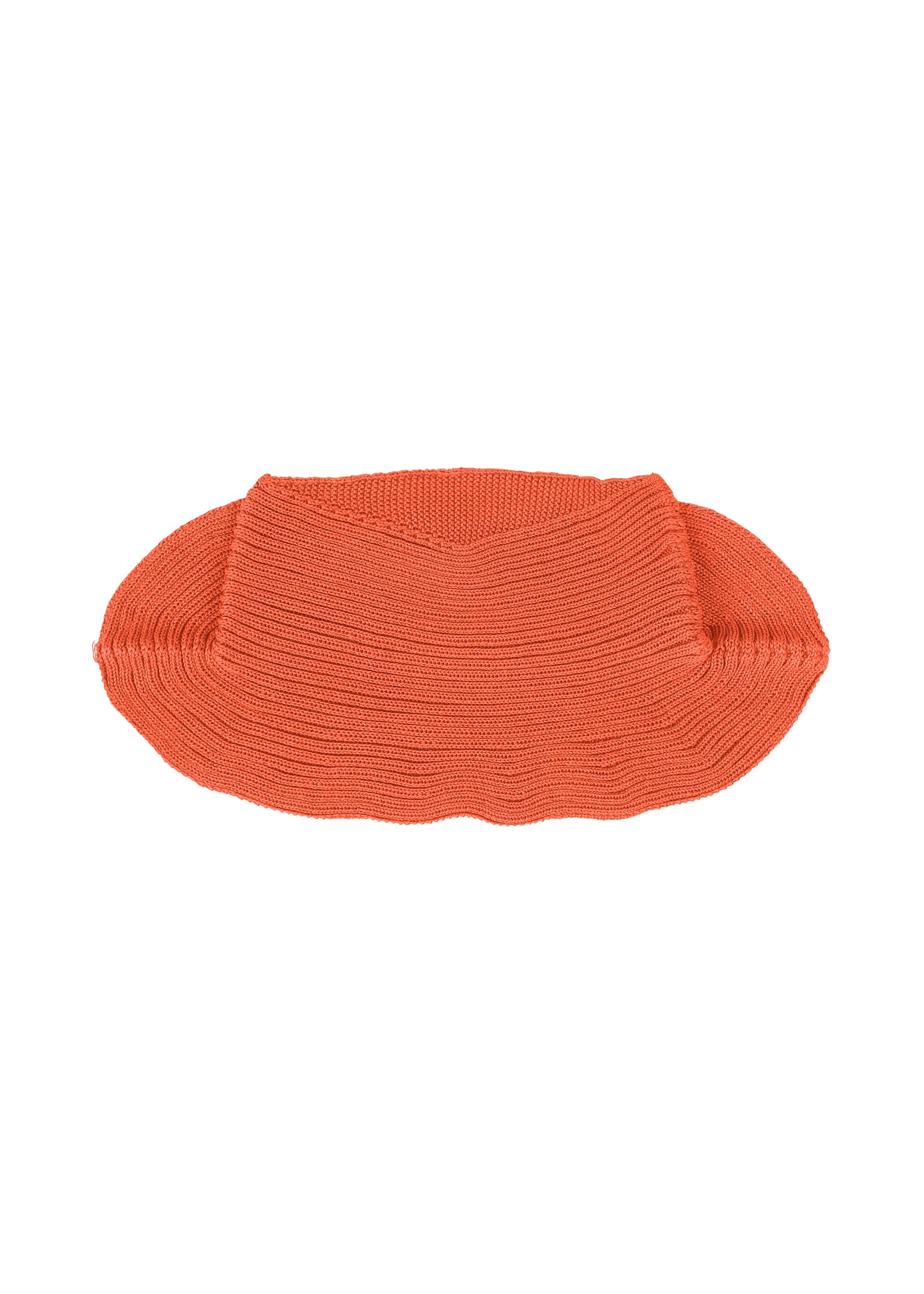 BEANIE SCARF, men_knit, orange