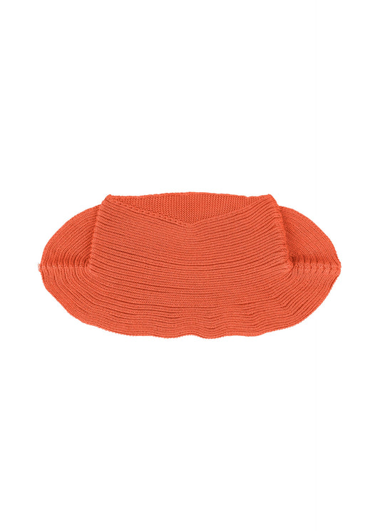 BEANIE SCARF, men_knit, orange