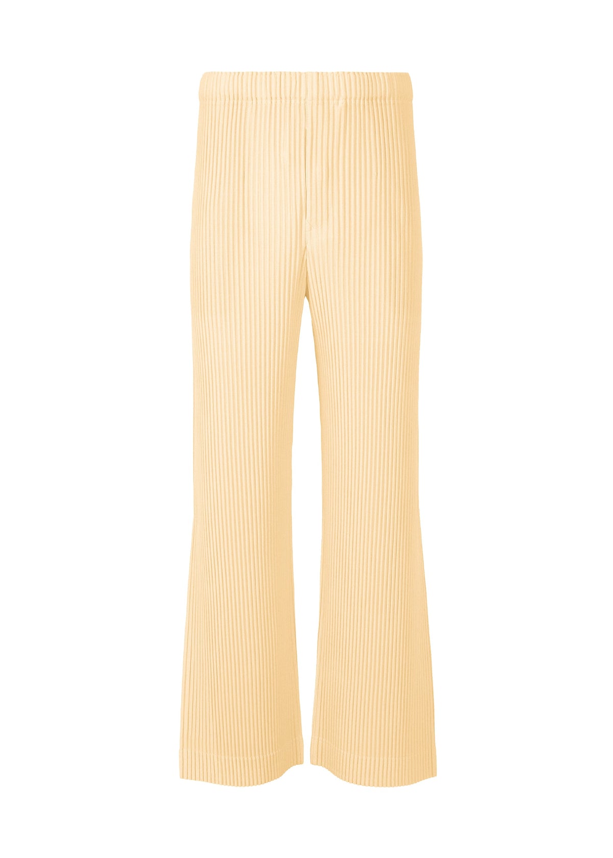 PLEATS BOTTOMS 3, Men's Pants, White