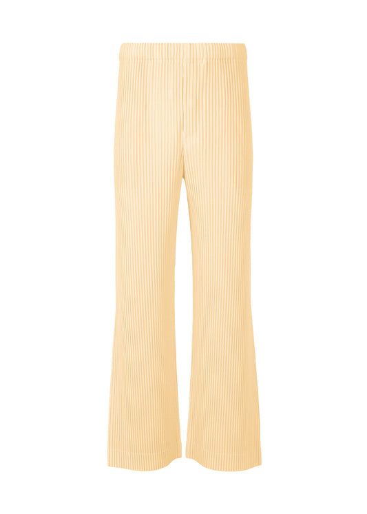 PLEATS BOTTOMS 3, Men's Pants, White