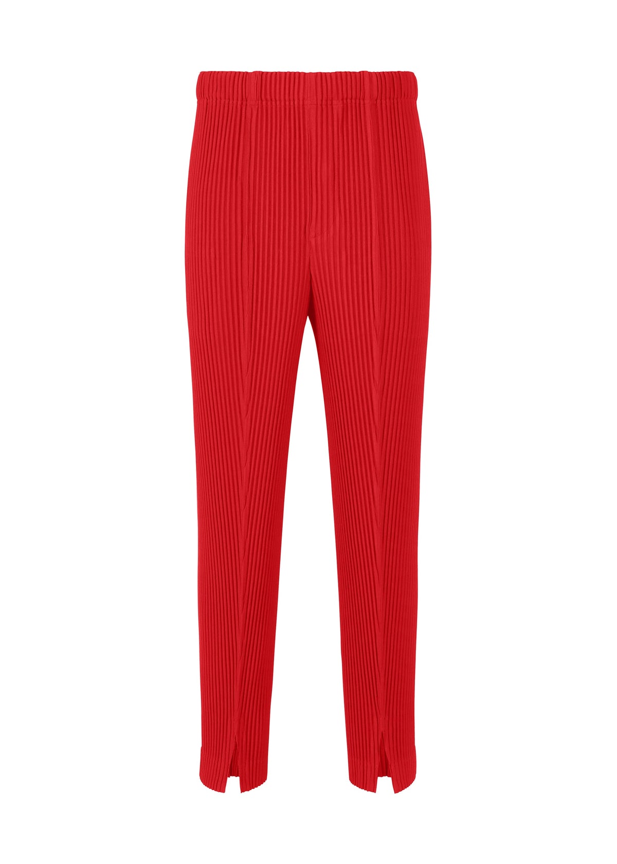 PLEATS BOTTOMS 2, Men's Pants, Red