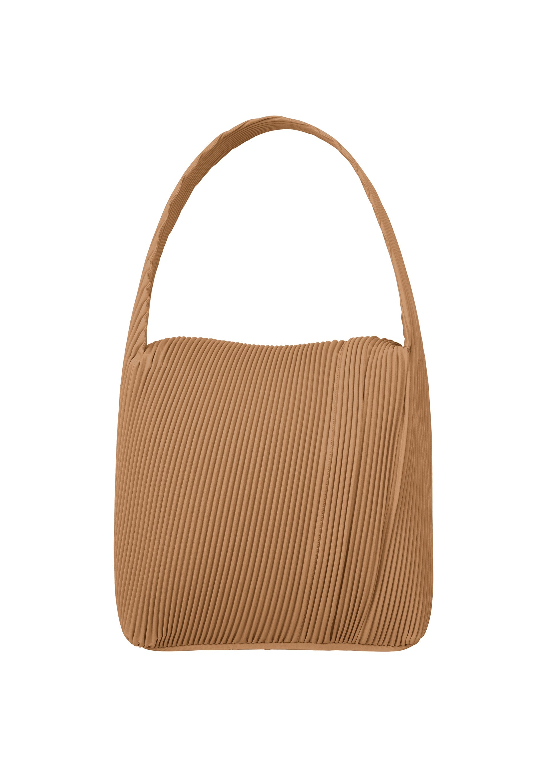 Zoomed view ROUNDED SQUARE BAG - PAESINA BROWN （no.45）
