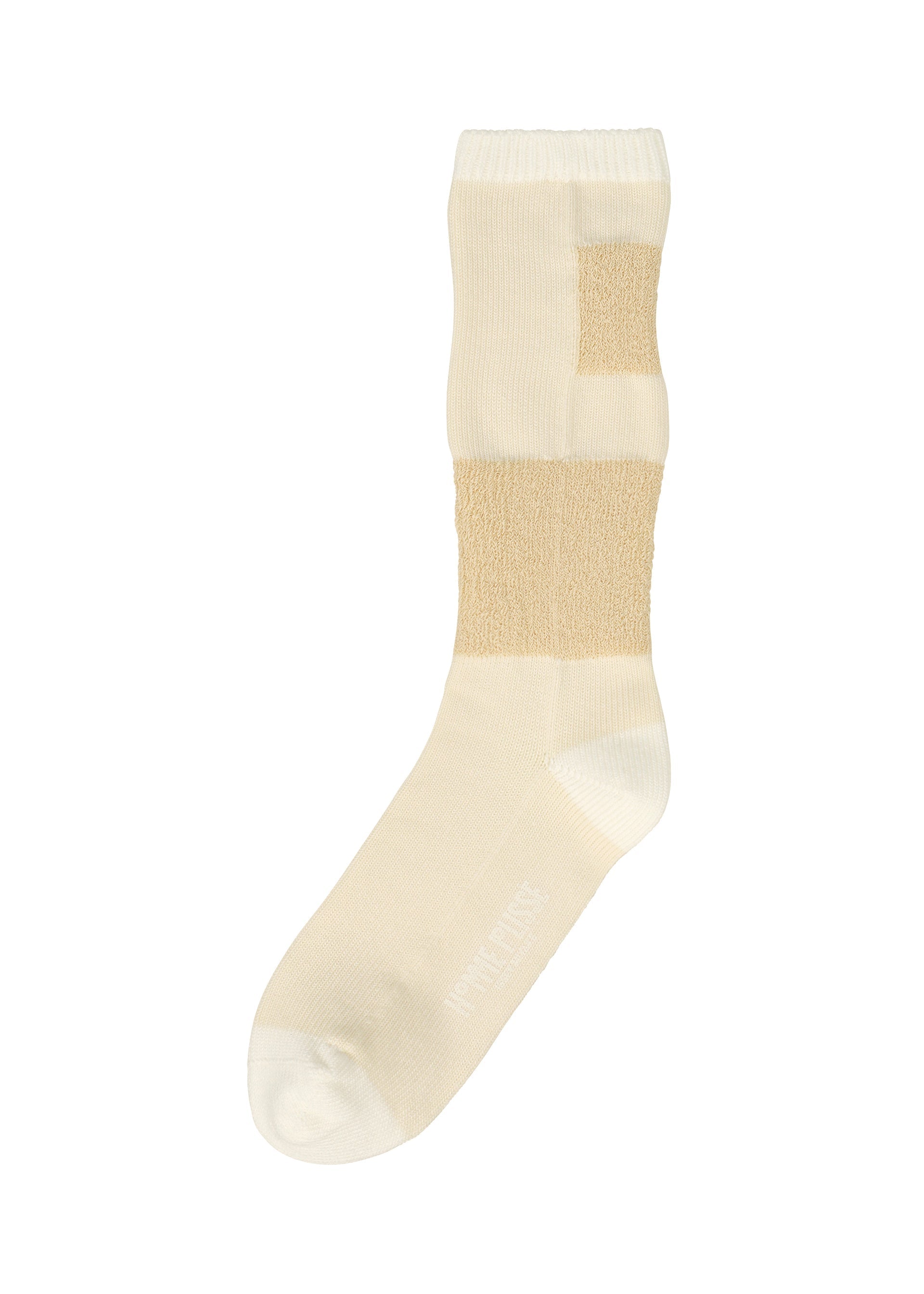 Zoomed view SCULPTURAL SOCKS - IVORY （no.41）