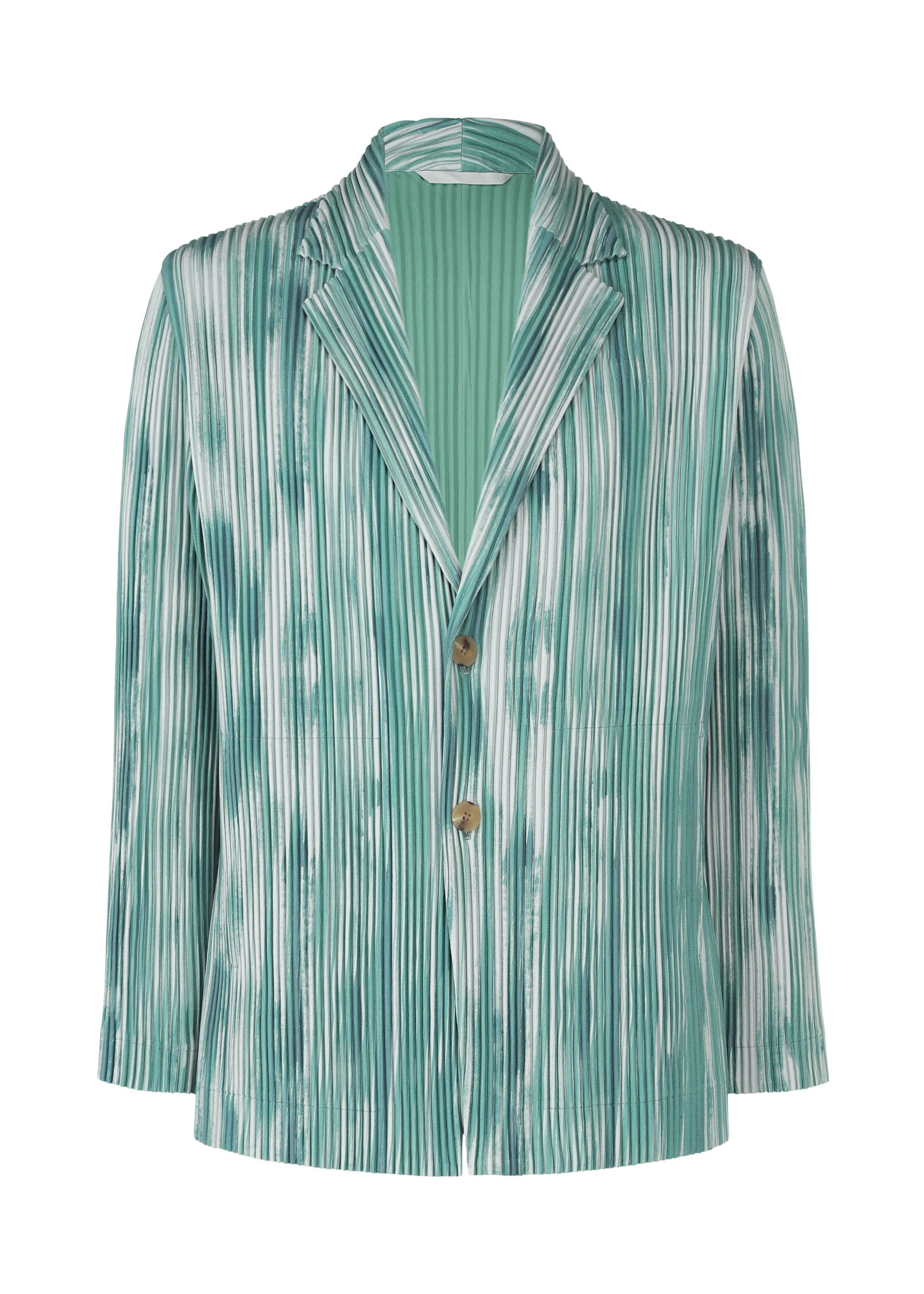 Zoomed view BRUSHSTROKE STRIPE - BLUE （no.72）