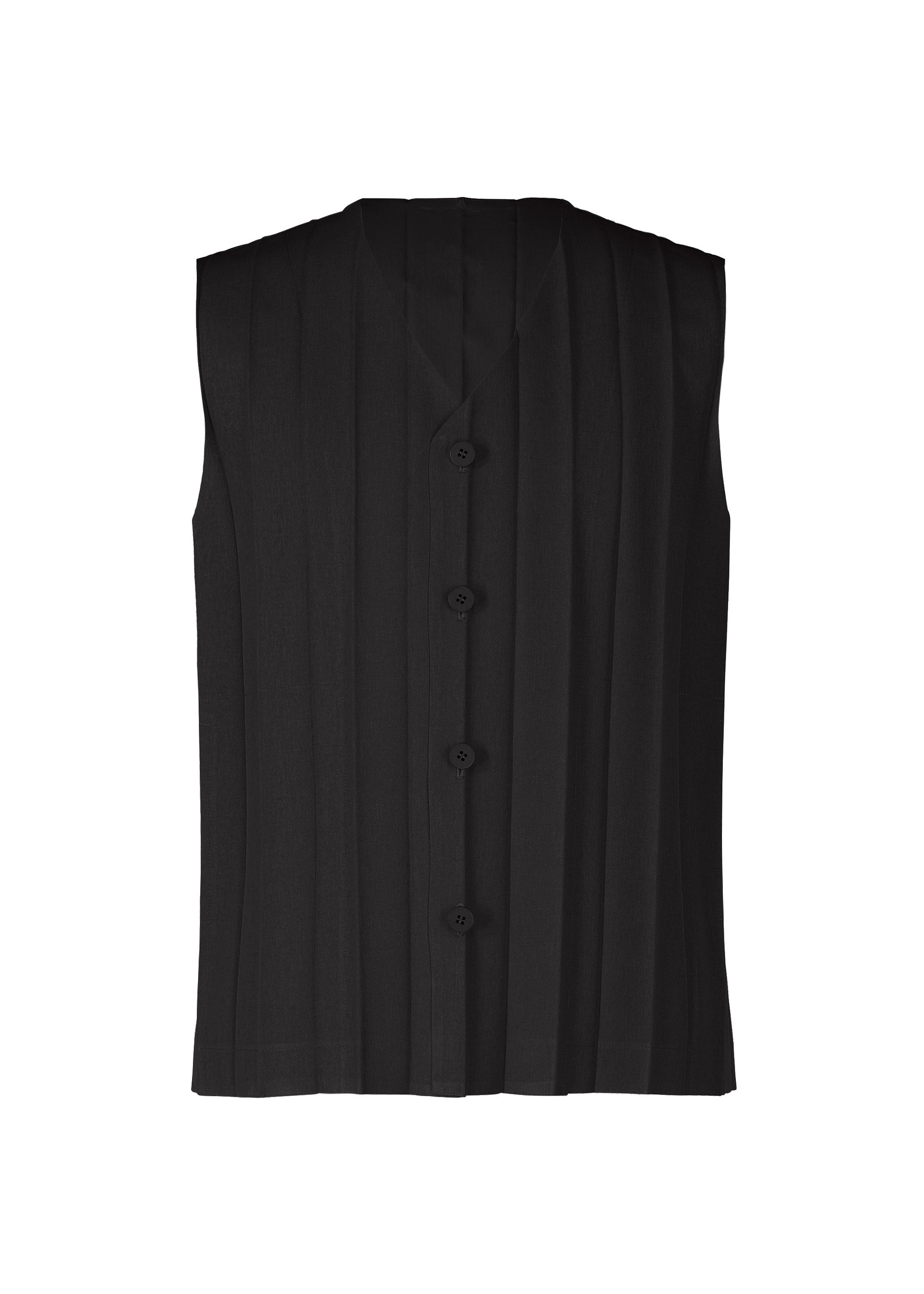 Zoomed view EDGE ENSEMBLE, Men's Tops, Vest, Black - BLACK （no.15）