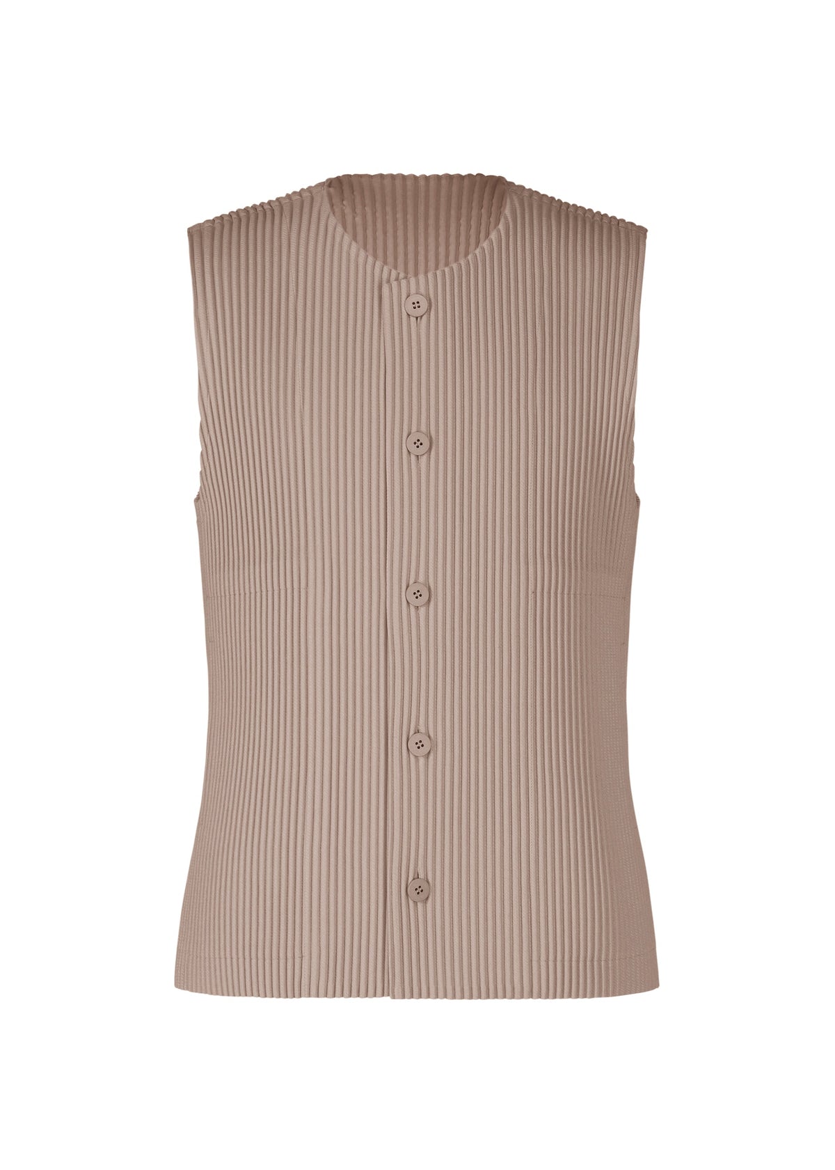 KERSEY PLEATS, Men's Tops, Vest, Gray