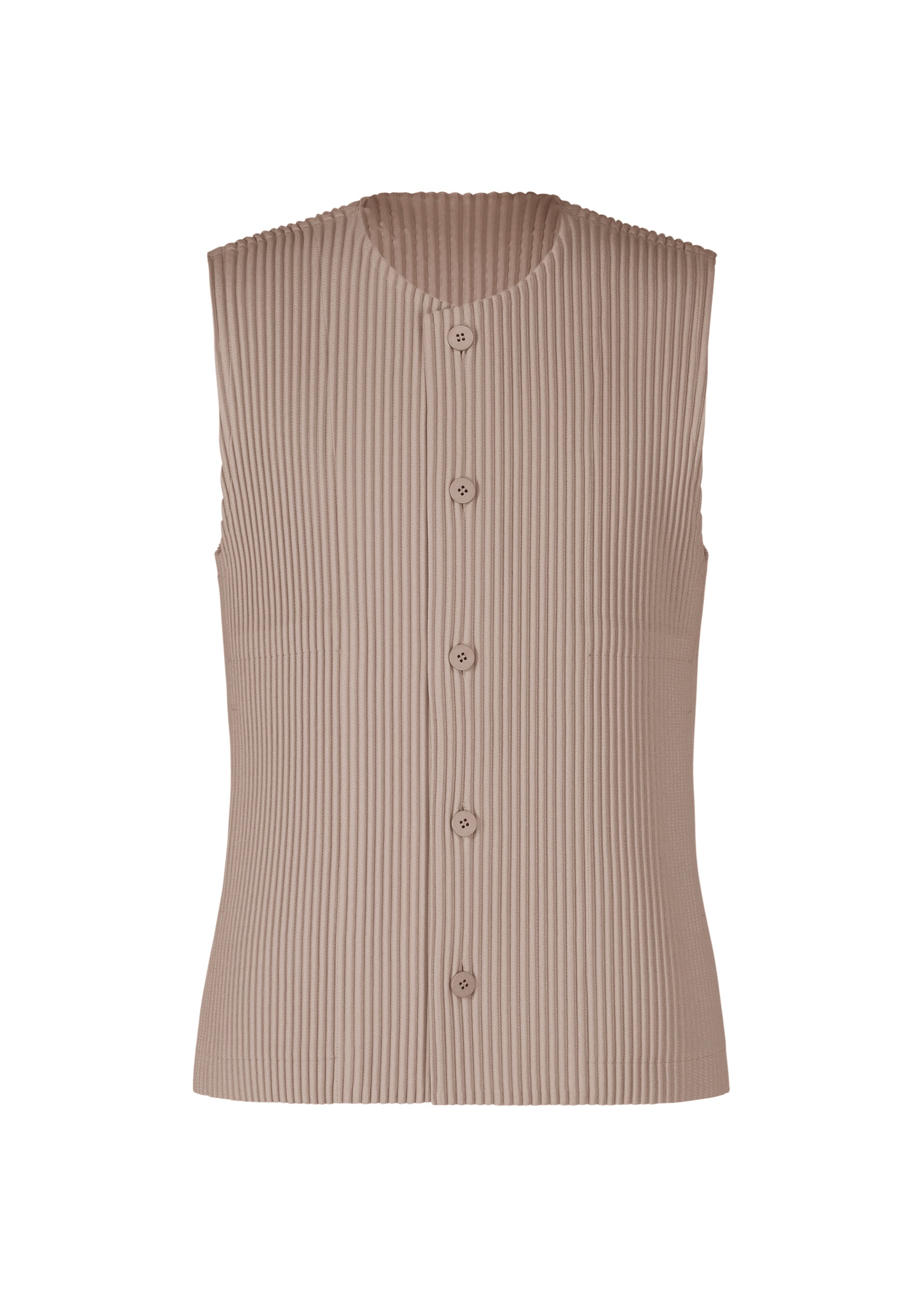 KERSEY PLEATS, Men's Tops, Vest, Gray