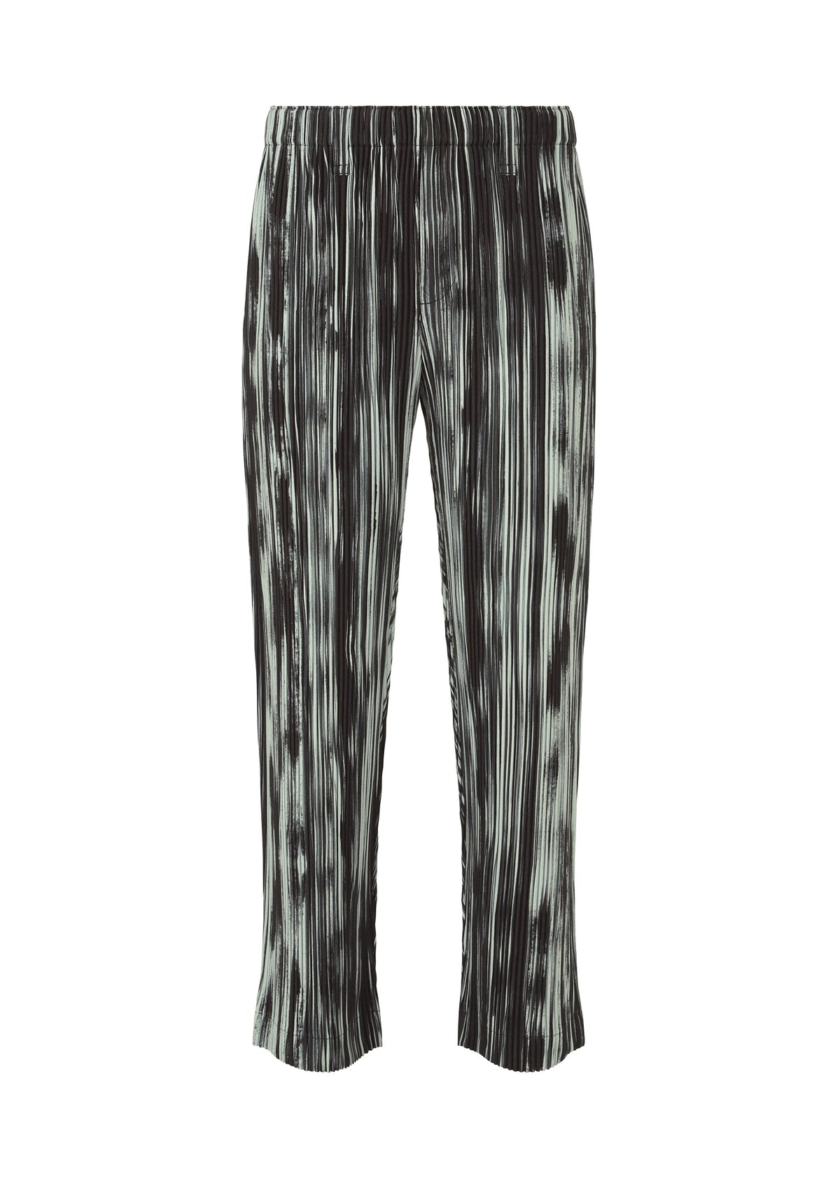 Brushstroke Stripe Men's Pants, Black view 2 of 5