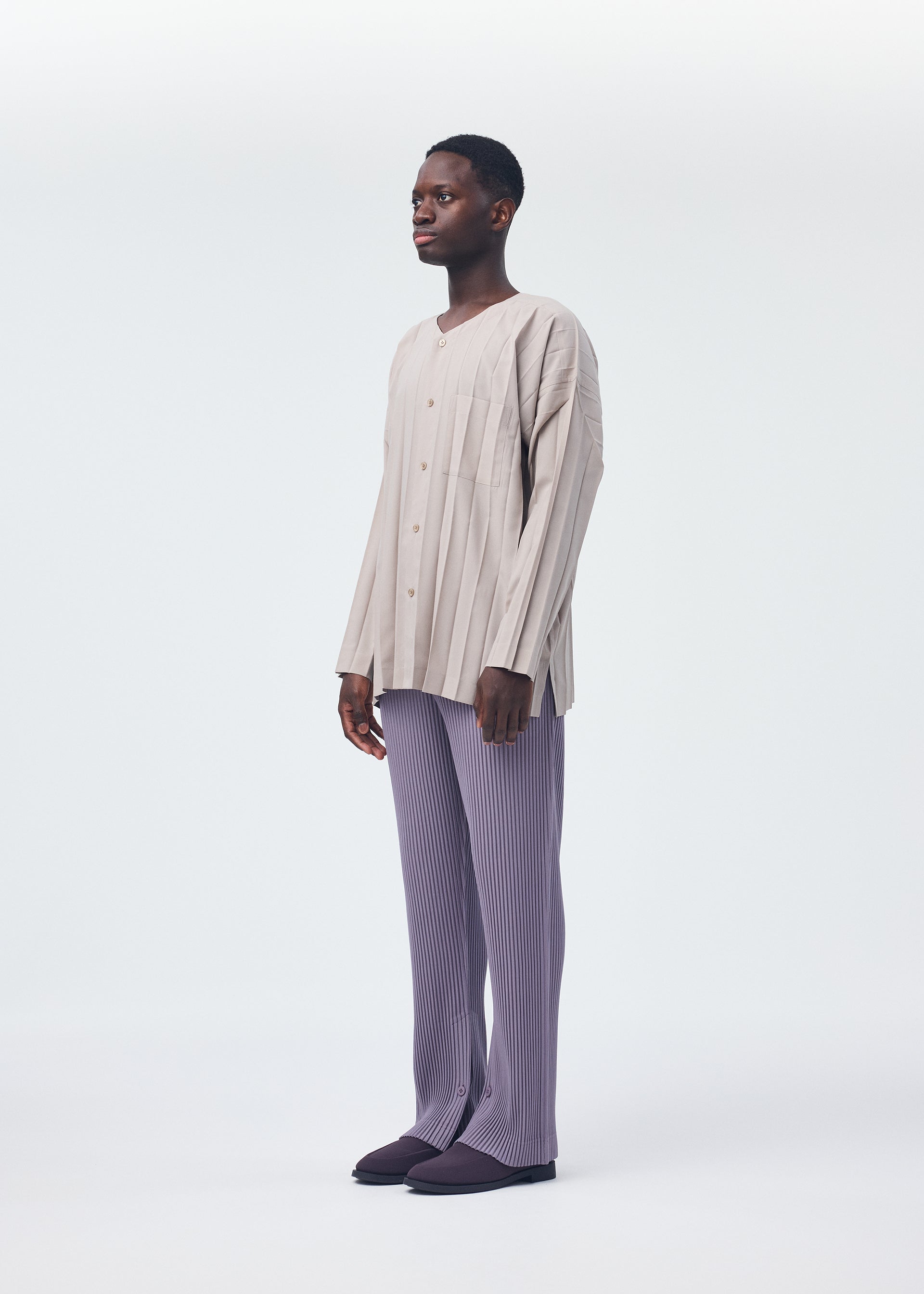 パンツ homme plisse issey miyake pleats bottom1 Homme Plissé Issey Miyake Bottoms 1 Pleated Straight Leg