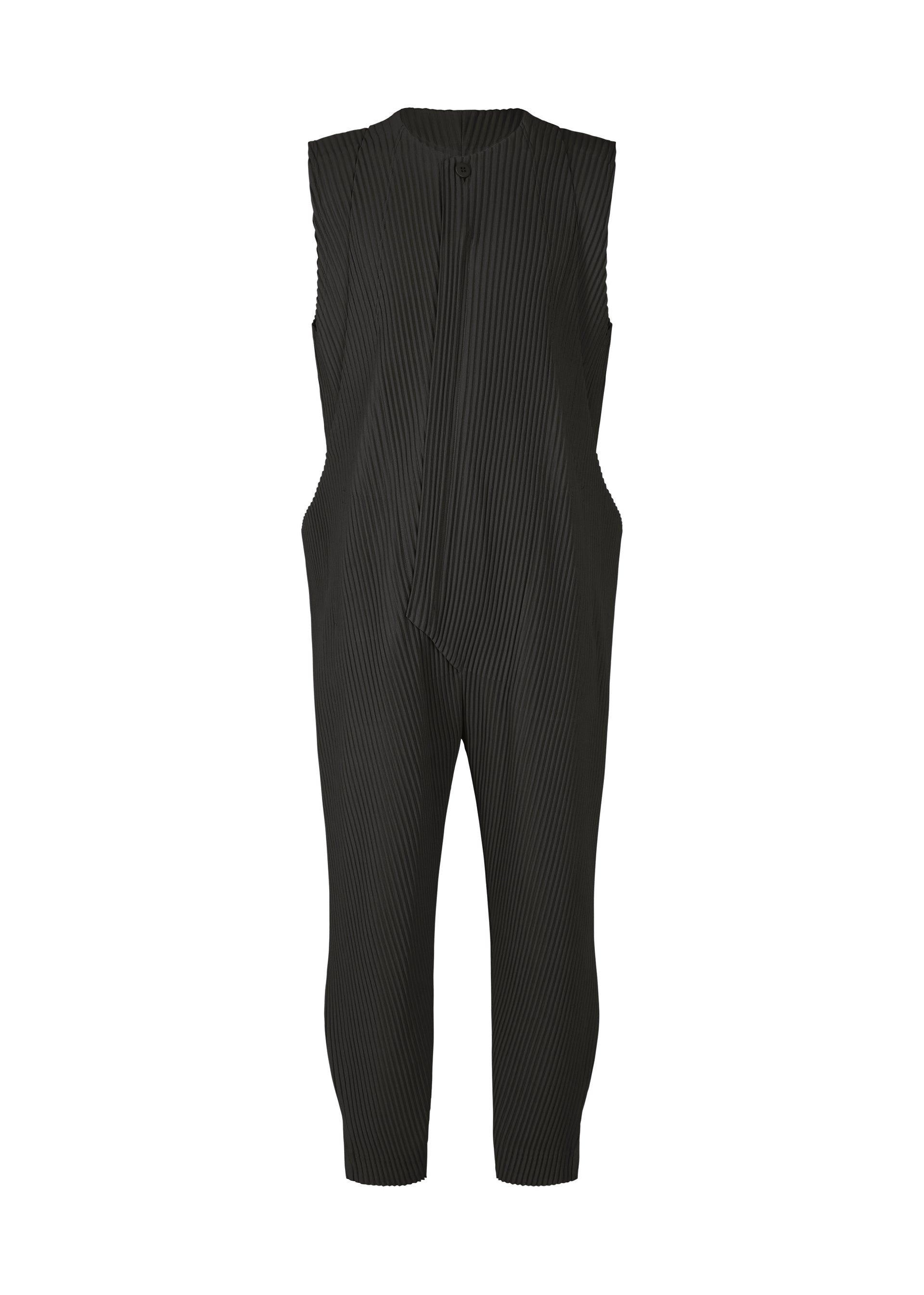 Zoomed view PLEATS BOTTOMS 2, Men's Jumpsuit, Black - BLACK （no.15）