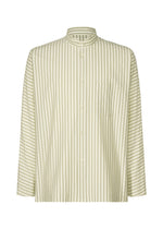 Striped Jersey Shirt, Men's Tops, White - WHITE （no.01）