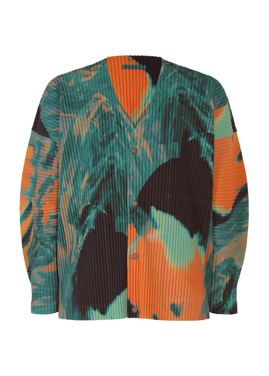 AGATE, Men's Tops, Cardigan, Orange