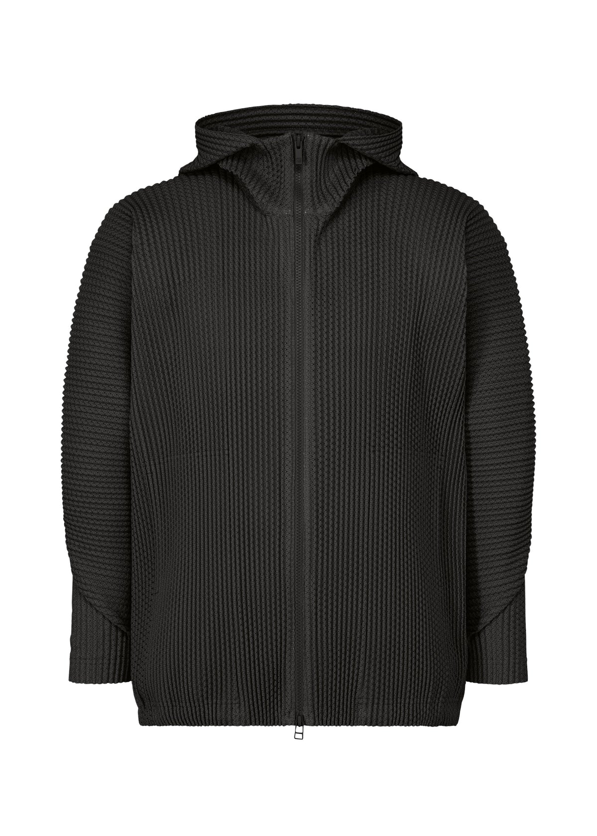 WICKERWORK MESH Men's Cardigan, Black view 2 of 7