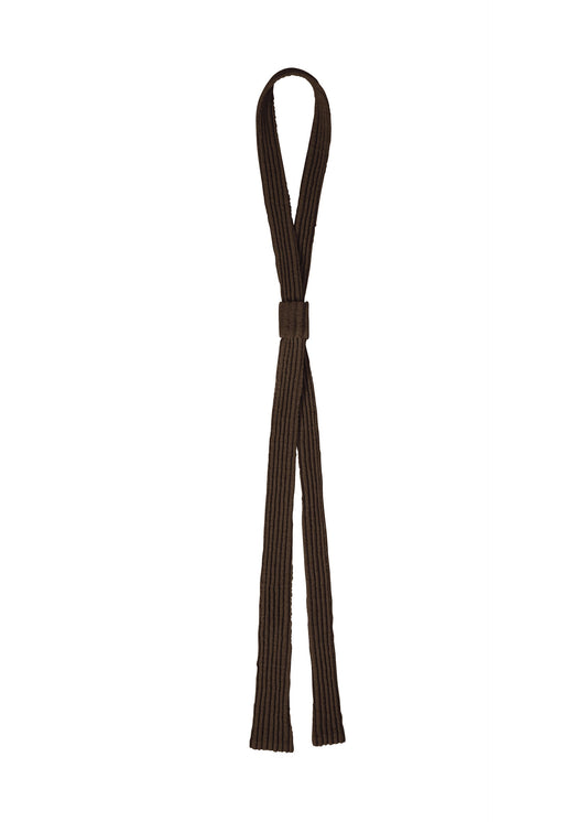 PLEATED SEERSUCKER TIE view 2