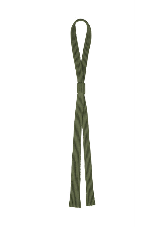 PLEATED SEERSUCKER TIE view 1