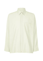 Streamline Shirt, Men's Tops, White - WHITE GREEN （no.06）