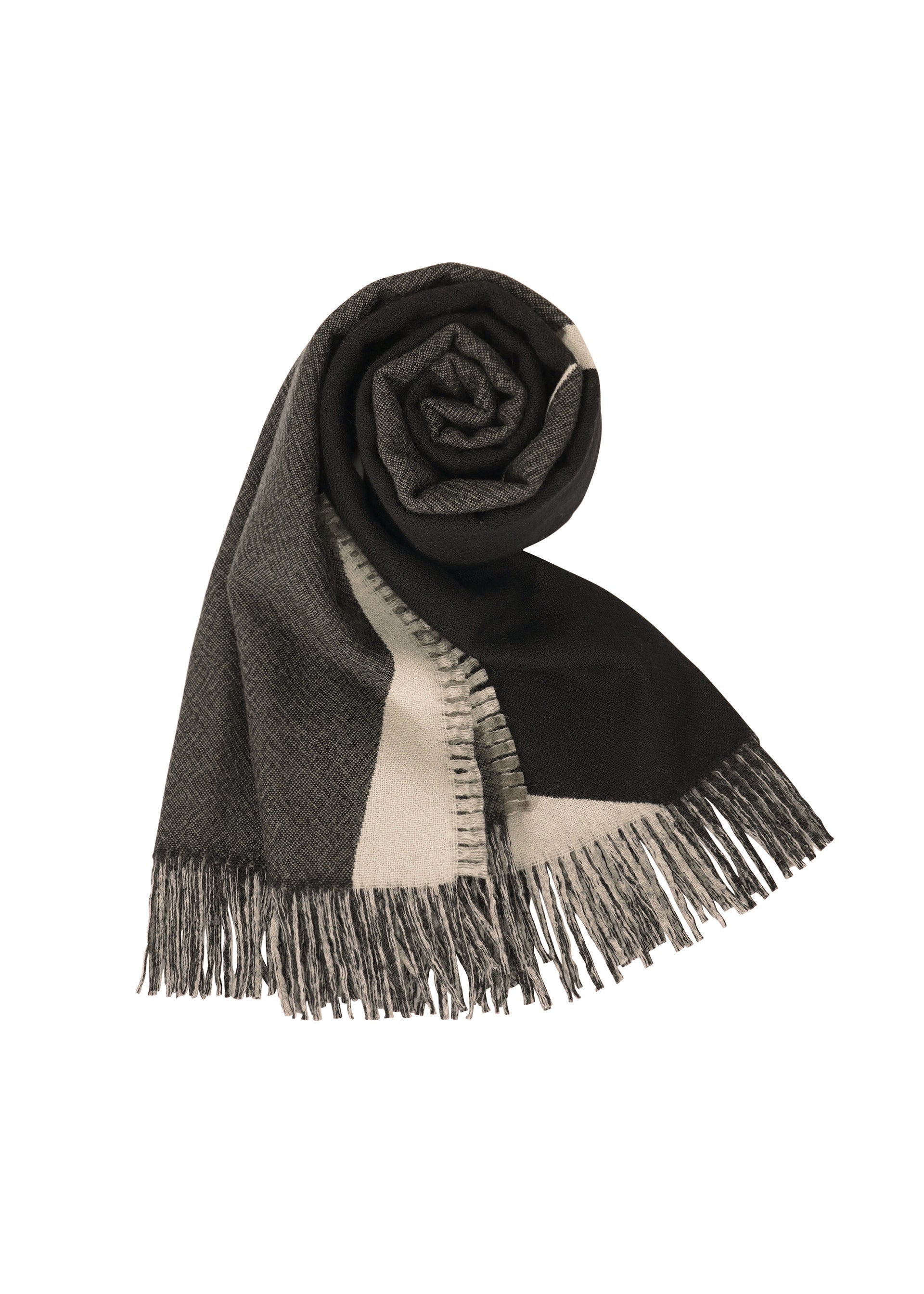 Zoomed view POSITIONS STOLE, Accessories & Other_Stole, Black - BLACK （no.15）