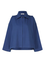 WOOL LIKE FLAT TUCK - BLUE （no.72）