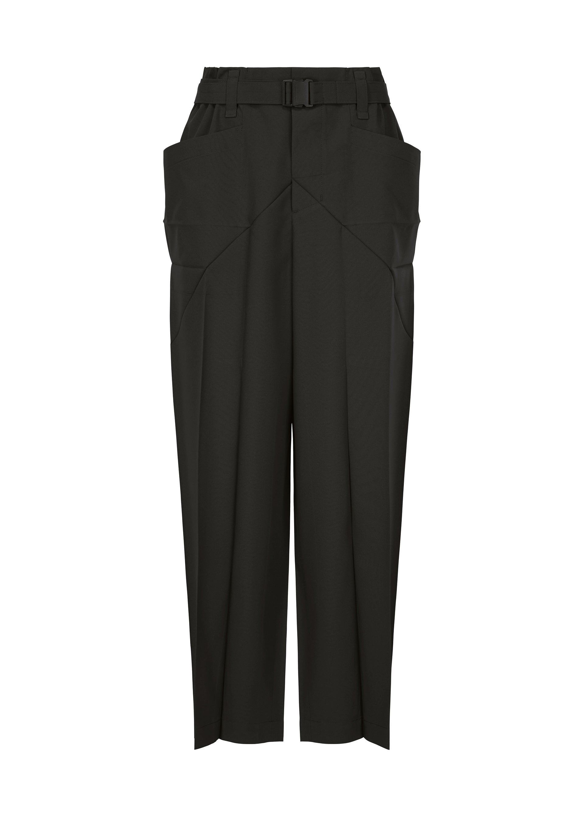 Zoomed view EDGE BOTTOMS - BLACK （no.15）