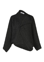ONE CLOTH PUFF, Women's Cardigan, Black - BLACK （no.15）