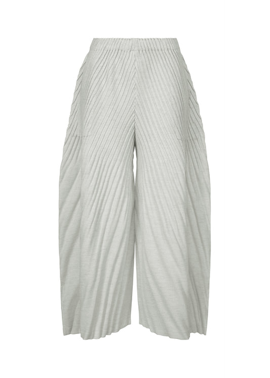 LINEN LIKE PLEATS PANTS