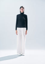 WOOLY PLEATS BK/WT-46
