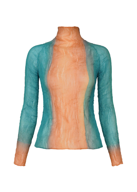 LIGHT LEAK CHIFFON TWIST TOP