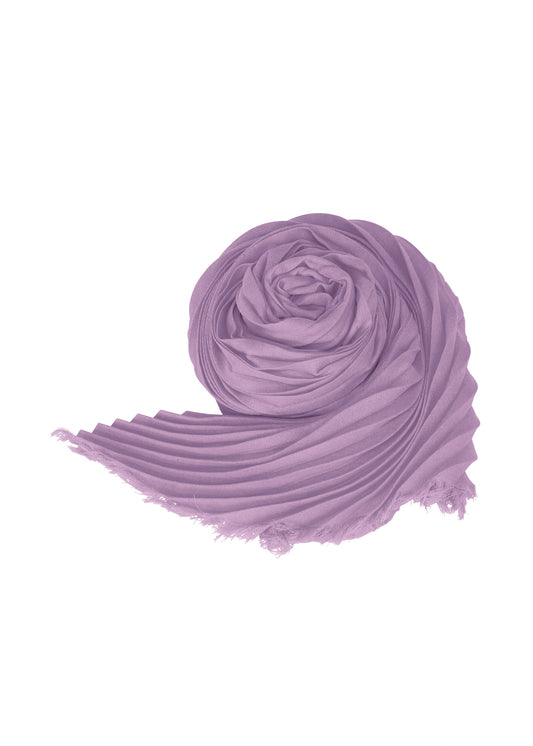 SILK WOOL PLEATS STOLE