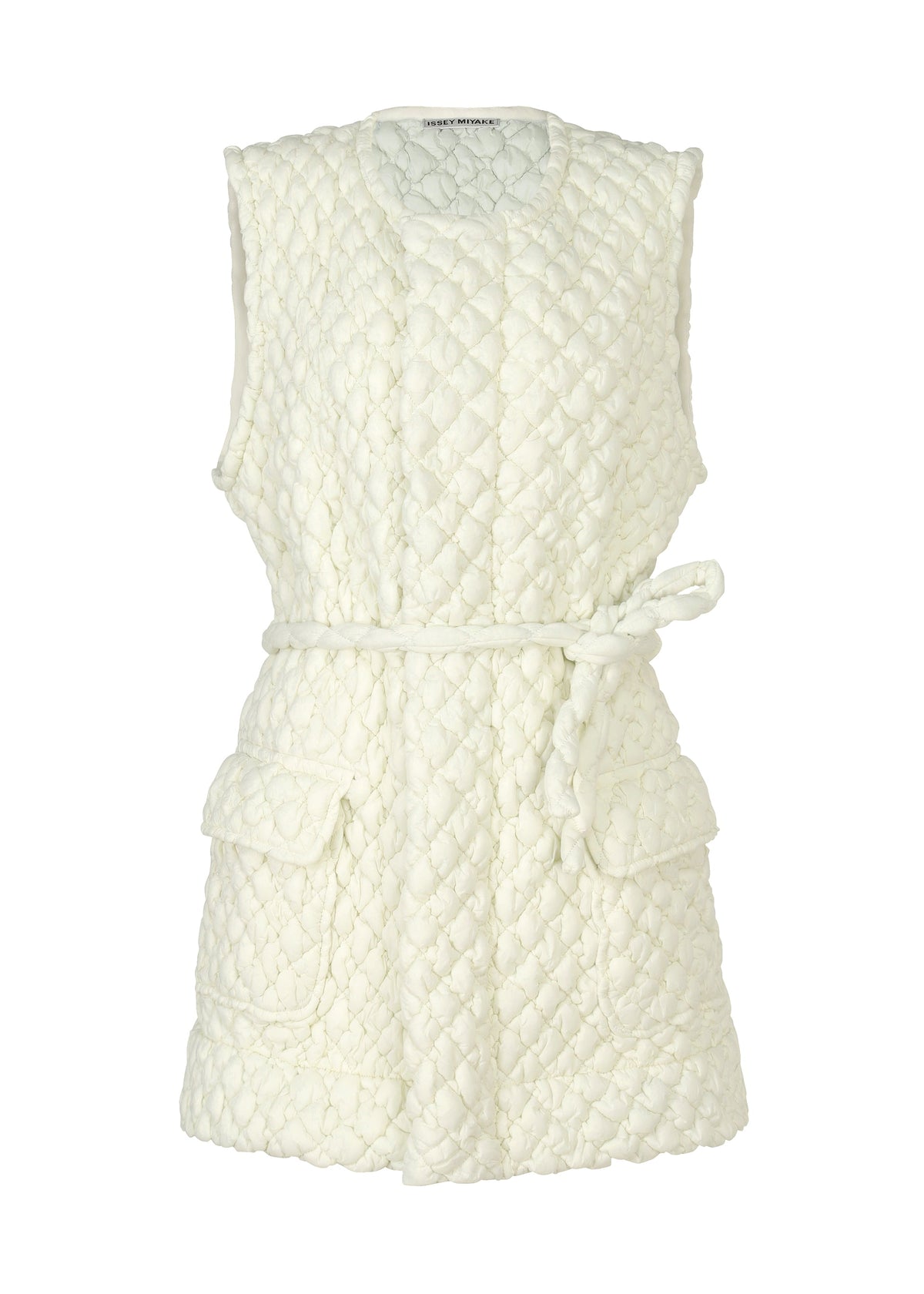 QUILTED STRETCH, Women's Tops, Vest, White