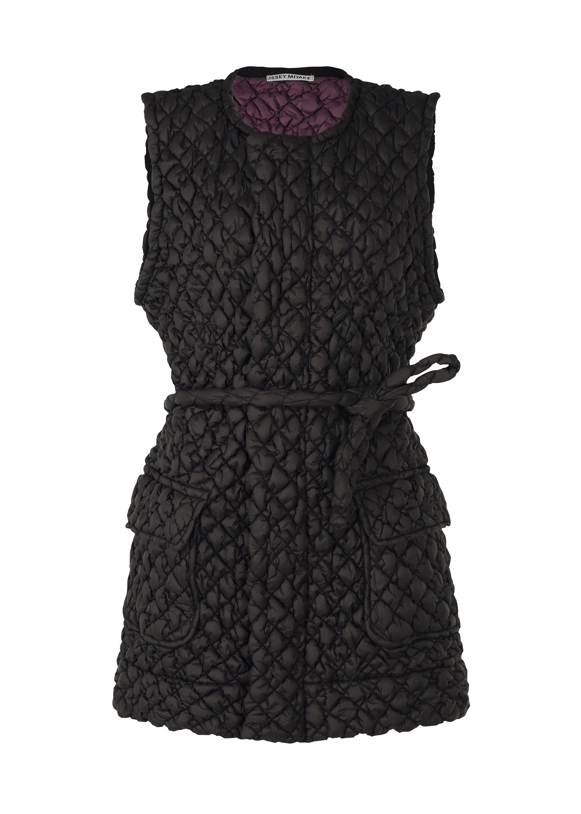 QUILTED STRETCH, Women's Tops, Vest, Black