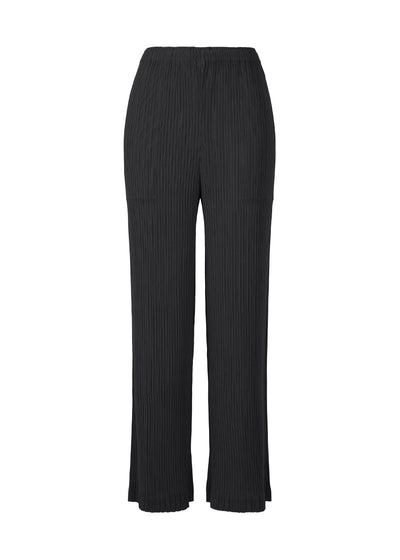 HATCHING PLEATS, Women's Pants, Black