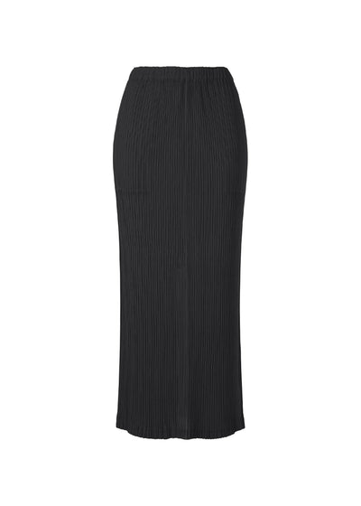 HATCHING PLEATS, Women's Skirt, Black