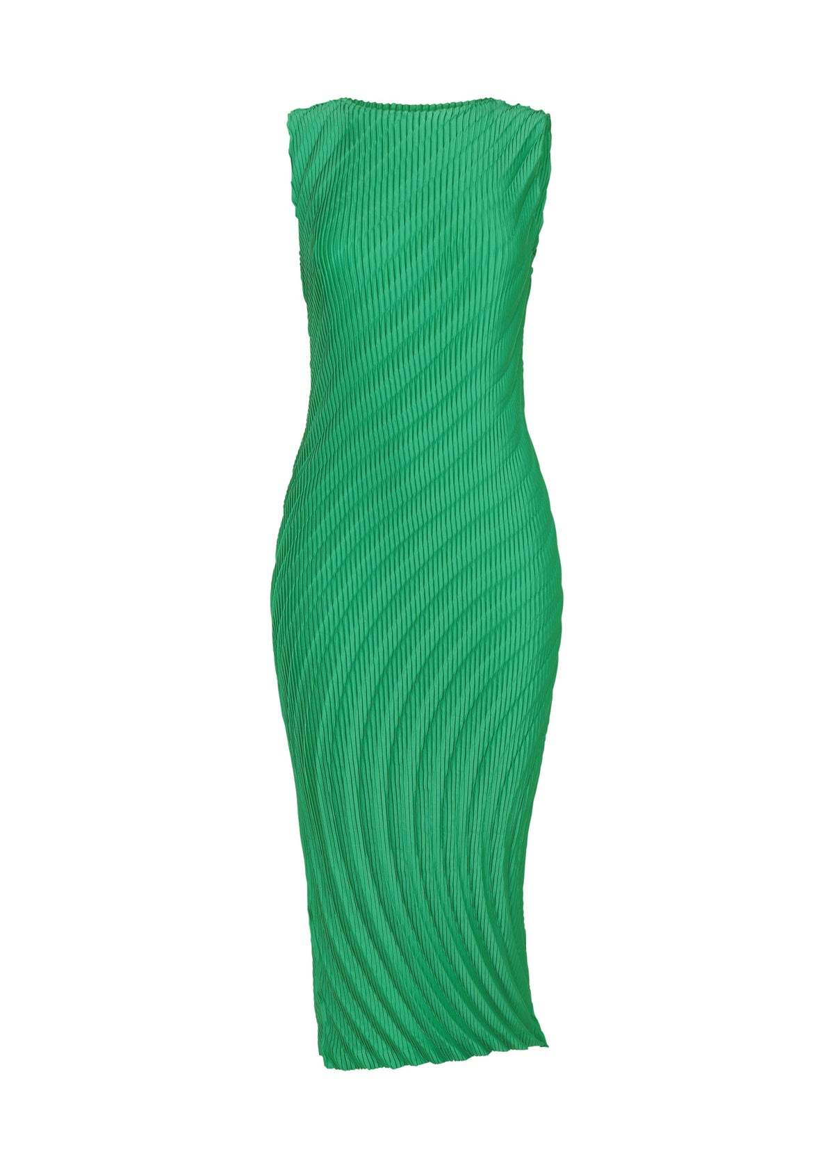 NUANCE PLEATS SOLID, Women's Dress, Green