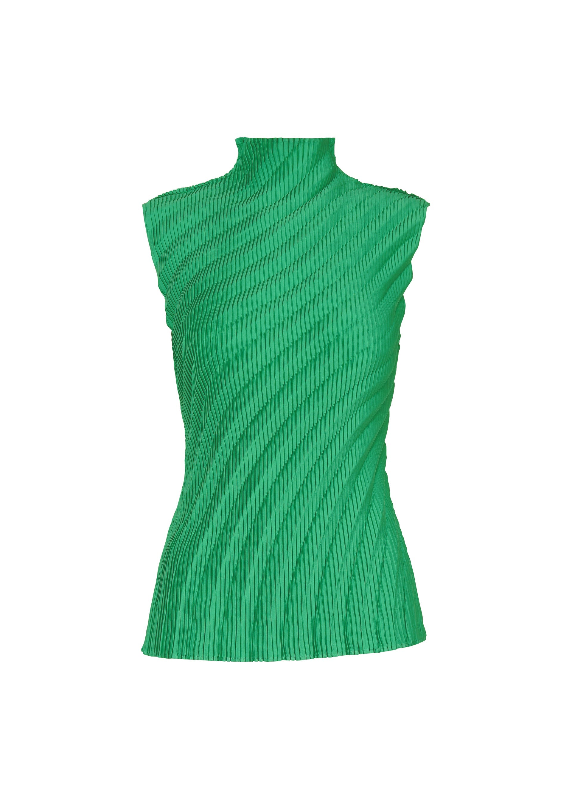 NUANCE PLEATS SOLID, Women's Tops, Green