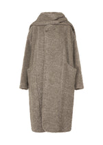 RAW WOOL LOOP YARN, Women_Jackets & Coats_Coat, Gray