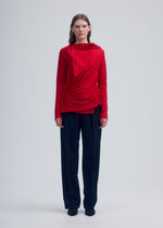 WRAPPED WOOL JERSEY