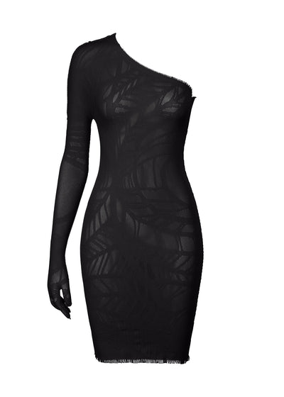 LEAF BODY AP DRESS