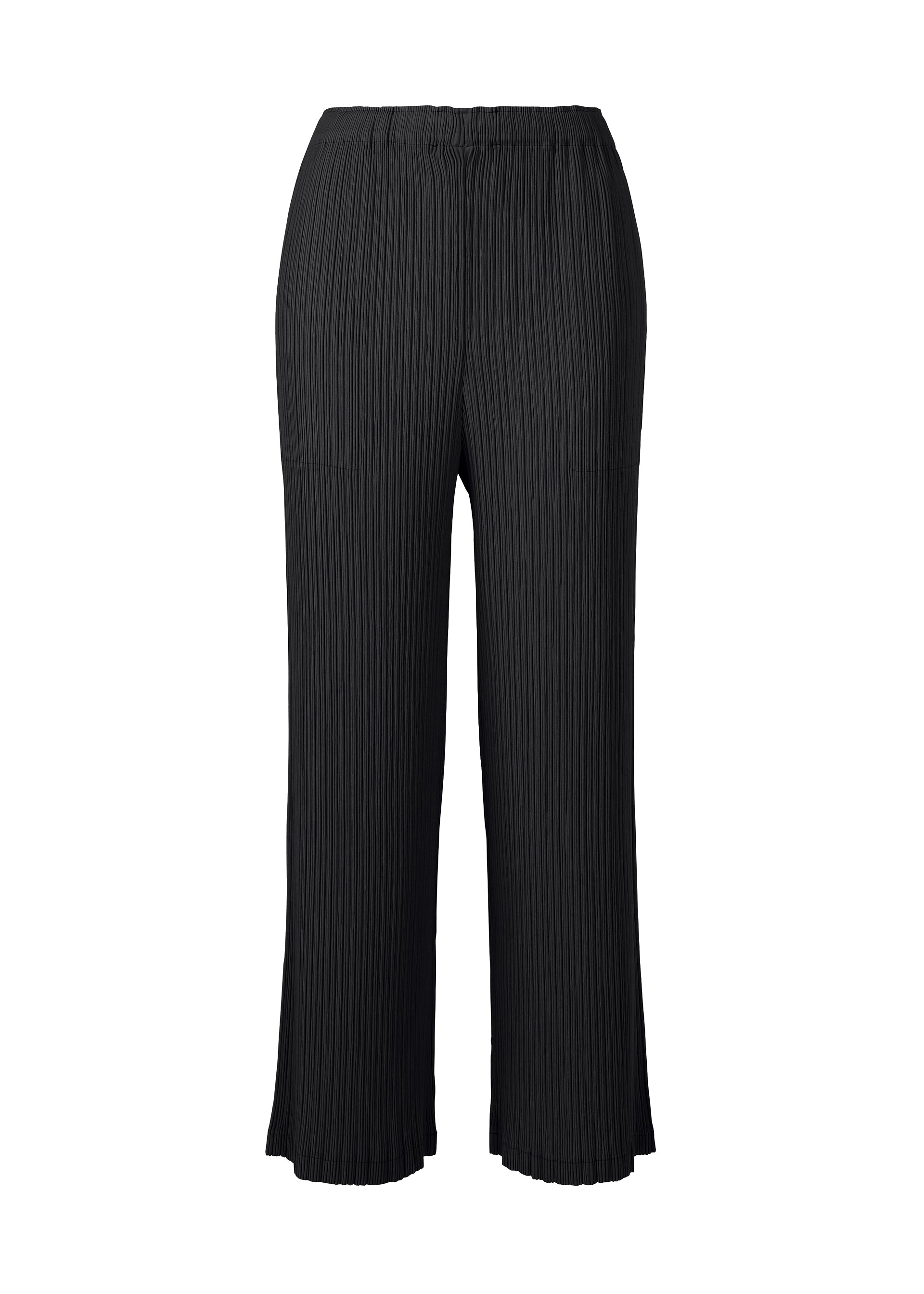 Zoomed view HATCHING BOTTOMS, Women's Pants, Black - BLACK （no.15）