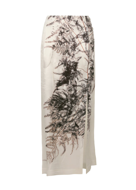 PRESSED FLORA, Women's Skirt, White