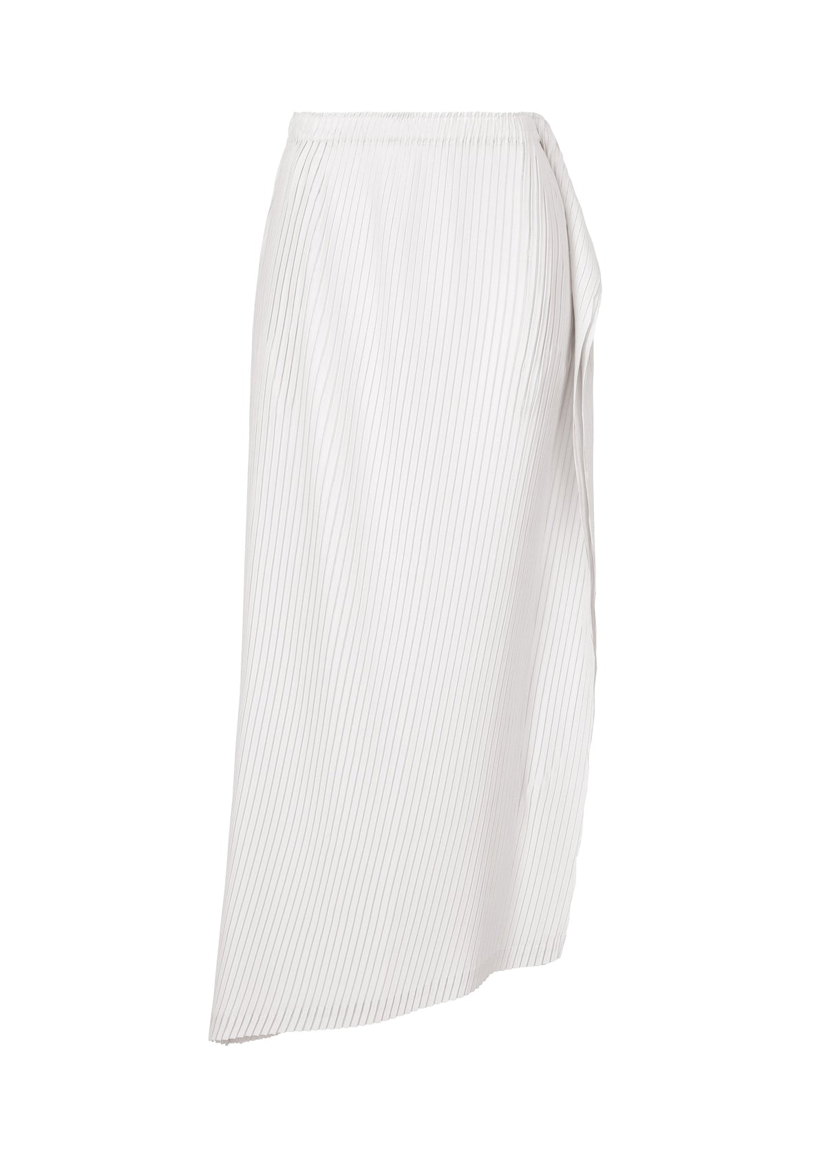 SHADOW STUDY PLEATS SOLID, Women_Skirt, White