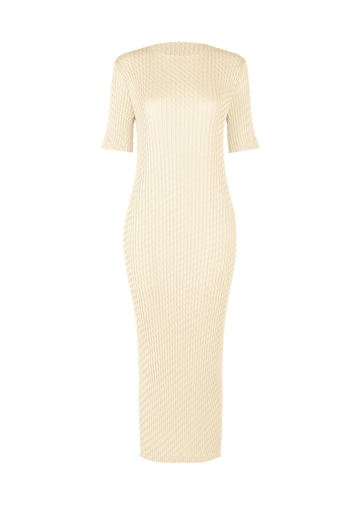 SLEEK PLEATS, Women's Dress, White
