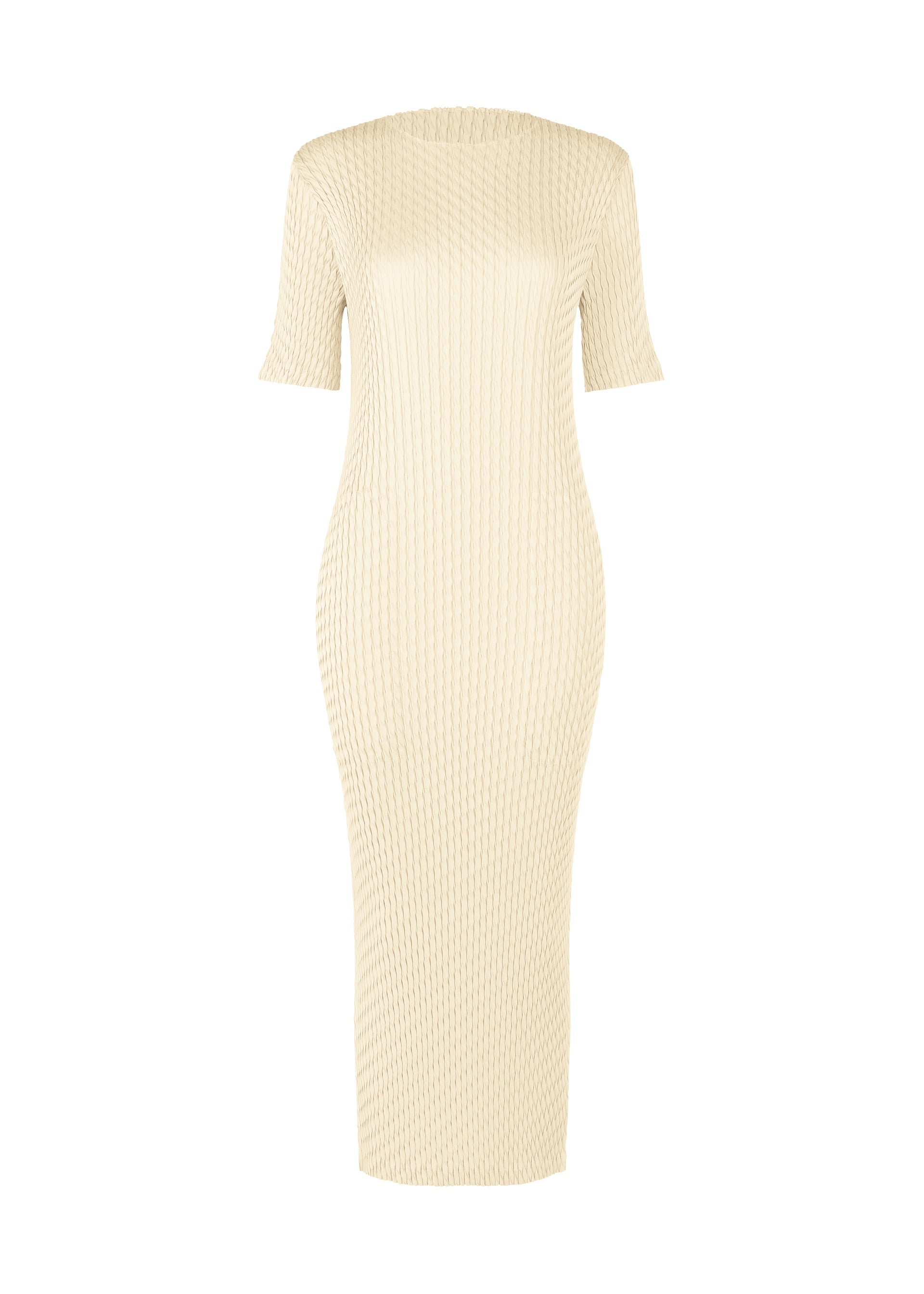 SLEEK PLEATS, Women's Dress, White