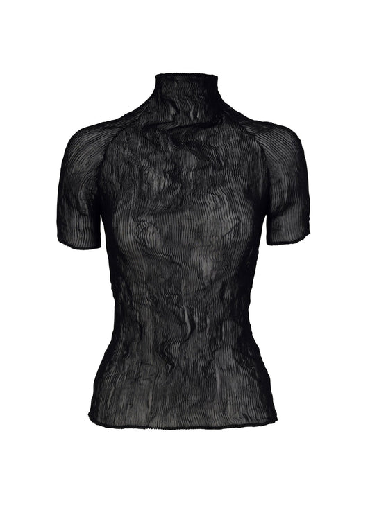 CHIFFON TWIST BK/WT view 1