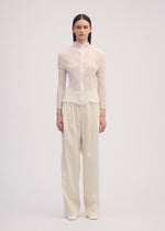 CHIFFON TWIST BK/WT-38