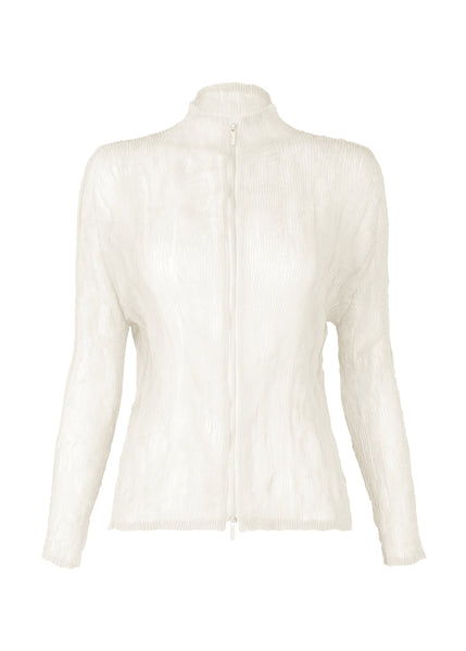 イッセイミヤケ　chiffon twist カーディガン Issey Miyake Chiffon Twist Cardigan - Light Blue | Garmentory
