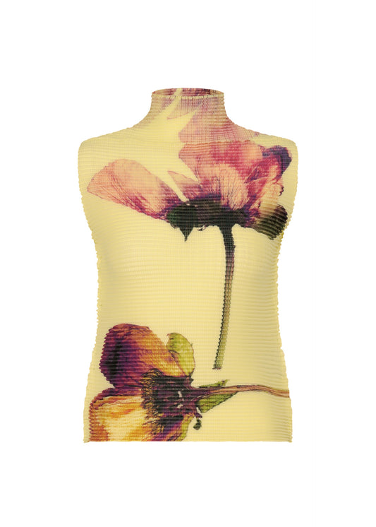 PRESSED FLORA PLEATS TOP