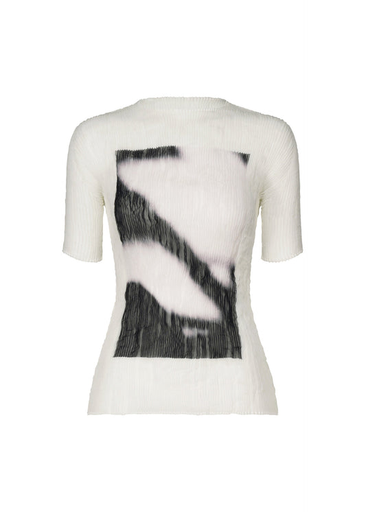SHADOW STUDY CHIFFON TWIST, Women's Tops, White