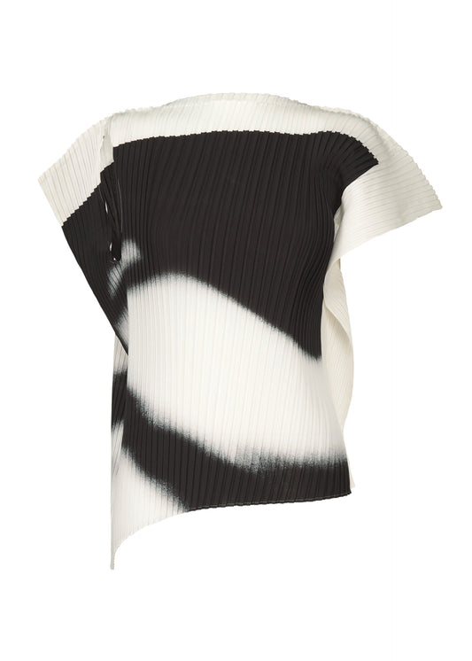 SHADOW STUDY PLEATS, Women's Tops, White